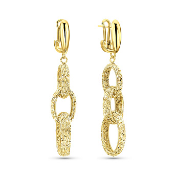 Серьги Francelli из желтого золота (арт. 109734ж)