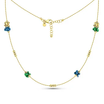 Золотое колье Francelli (арт. 352588жсбрз)