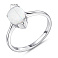 Серебряное кольцо с одним опалом (арт. 7501/8518Поб) – изображение 2
