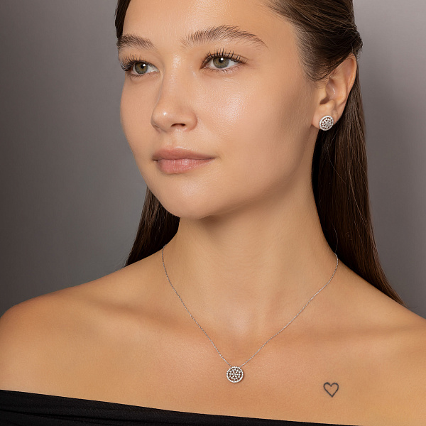 Золотий кулон з діамантами (арт. 3190373202) – зображення 4