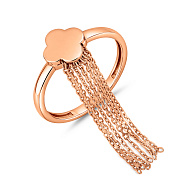 Фото Кольцо из красного золота (арт. 141415)
