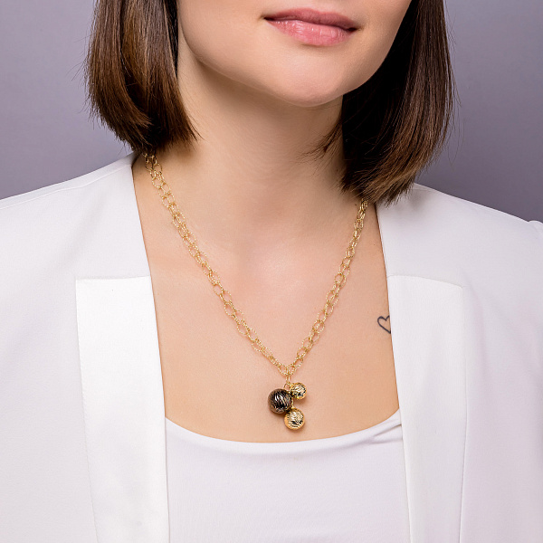 Колье Francelli из желтого золота (арт. 352702жкр) – изображение 2