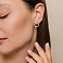 Серьги Колосок из красного золота (арт. 1101022) – изображение 2