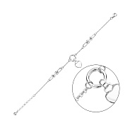 Золотой браслет с подвеской (арт. 326737б)