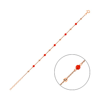 Фото Золотий браслет з оніксом (арт. 326913ок)