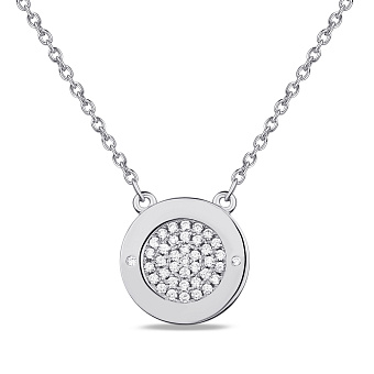 Серебряное колье с фианитами (арт. 7507/1757)