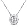 Серебряное колье с фианитами (арт. 7507/1757) – изображение 1