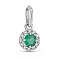 Золотой подвес с изумрудом и бриллиантами (арт. 3192159202и) – изображение 1