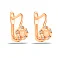 Дитячі золоті сережки з фіанітами (арт. 107085) – зображення 1