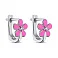Срібні дитячі сережки з фіанітами (арт. 7502/2734ер) – зображення 1