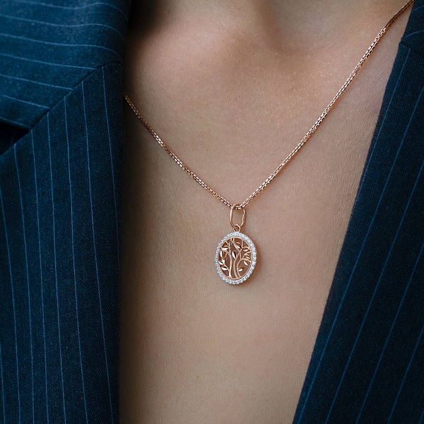 Золотой кулон (арт. 440879а) – изображение 2