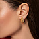 Серьги Francelli из желтого золота (арт. е108237/10ж) – изображение 2