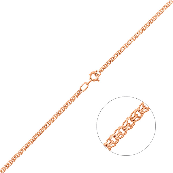 Золотий ланцюжок плетіння Бісмарк (арт. ц300305) – зображення 1