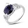 Массивное серебряное кольцо с сапфиром (арт. 7501/2162667Спс) – изображение 2
