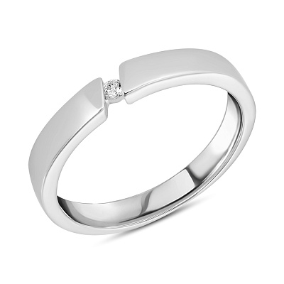 Серебряное кольцо с фианитом (арт. 7501/4905)