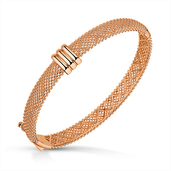 Жорсткий золотий браслет (арт. 3261339)