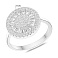 Серебряное массивное кольцо с фианитами (арт. 7501/8663) – изображение 2