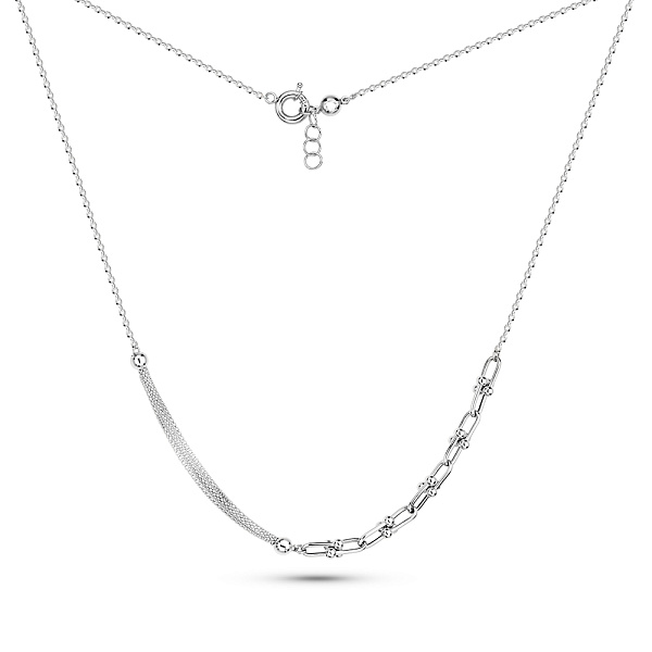 Кольє з білого золота (арт. 352894б) – зображення 2