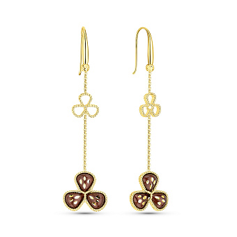 Серьги из желтого золота Francelli (арт. 1091242жкр)