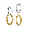 Серьги из желтого и белого золота Francelli (арт. е1091884бж) – изображение 1