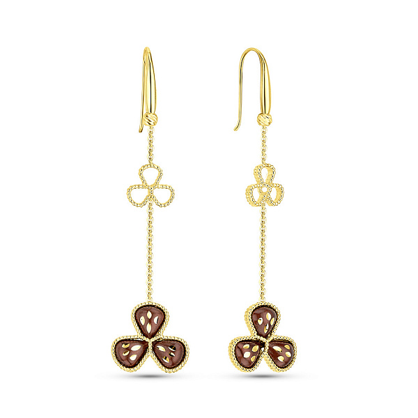 Серьги из желтого золота Francelli (арт. 1091242жкр) – изображение 1