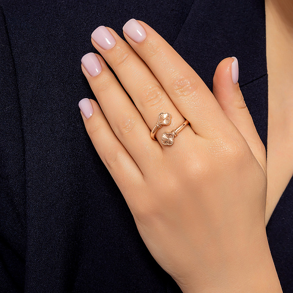 Кольцо из красного золота (арт. 156575/7а) – изображение 3