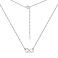 Серебряное колье с фианитами (арт. 7507/1938) – изображение 2