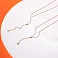 Колье Fly из золота с регулированием длины (арт. 352376/1) – изображение 4