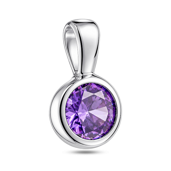 Серебряная подвеска с альпинитом (арт. 7503/4738аф) – изображение 1