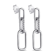 Фото Серебряные серьги-пусеты Trendy Style с фианитами (арт. 7518/6896)