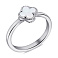 Серебряное кольцо с перламутром (арт. 7501/5280/8п) – изображение 1