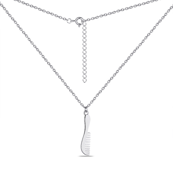 Серебряное колье без камней (арт. 7507/937) – изображение 2