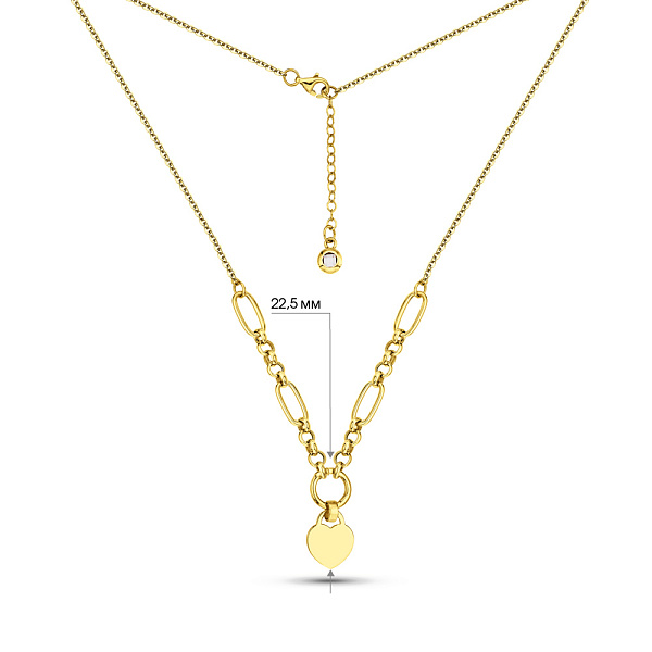 Колье из желтого золота (арт. 352425ж) – изображение 3