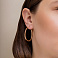 Серьги-кольца из красного золота (арт. 122107/40) – изображение 2