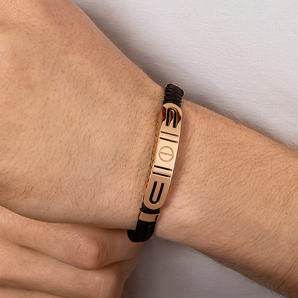 Браслет з каучуку та золота (арт. 3261310) – зображення 2