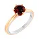 Золотое кольцо с гранатом (арт. 140812Пкбк) – изображение 1