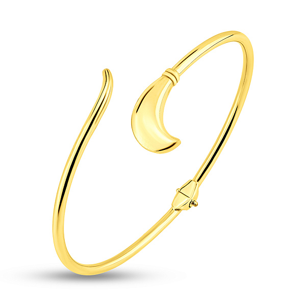 Жесткий браслет из желтого золота (арт. 3261253ж) – изображение 1