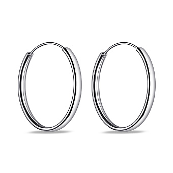 Фото Срібні сережки без каменів (арт. 7502/3021/30)