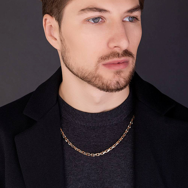 Золотий ланцюжок плетіння Якірне фантазійне (арт. цр306301Д) – зображення 4