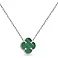 Кольє з білого золота з малахітом (арт. 350622/10бмлх) – зображення 1