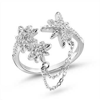 Серебряное кольцо с фианитами (арт. 7501/2190660)