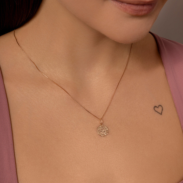 Підвіс Олімпія з червоного золота (арт. 440724) – зображення 3