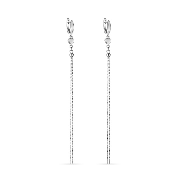 Серьги-подвески из серебра (арт. 7502/3895) – изображение 1