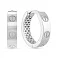 Сережки-кільця з білого золота (арт. 105164/15б) – зображення 1