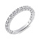 Серебряное кольцо с дорожкой из фианитов (арт. 7501/8001) – изображение 1
