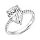 Серебряное кольцо с фианитами (арт. 7501/4550/2) – изображение 1