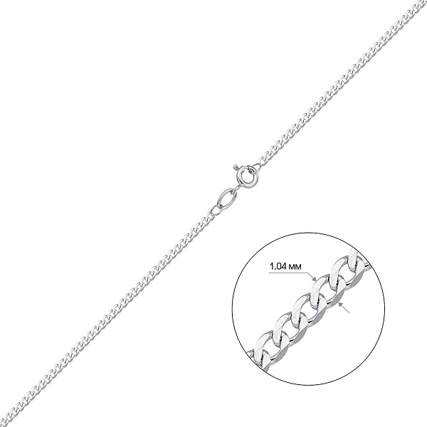 Золотая цепочка плетения Панцирное (арт. ц301002бп) – изображение 2