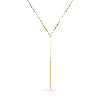 Колье-галстук Francelli из желтого золота (арт. 360319/1ж)