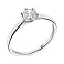 Серебряное кольцо с фианитом (арт. 7501/3694) – изображение 1