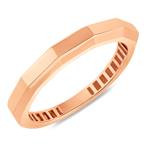 Золотое кольцо без камней (арт. 155808) – изображение 1